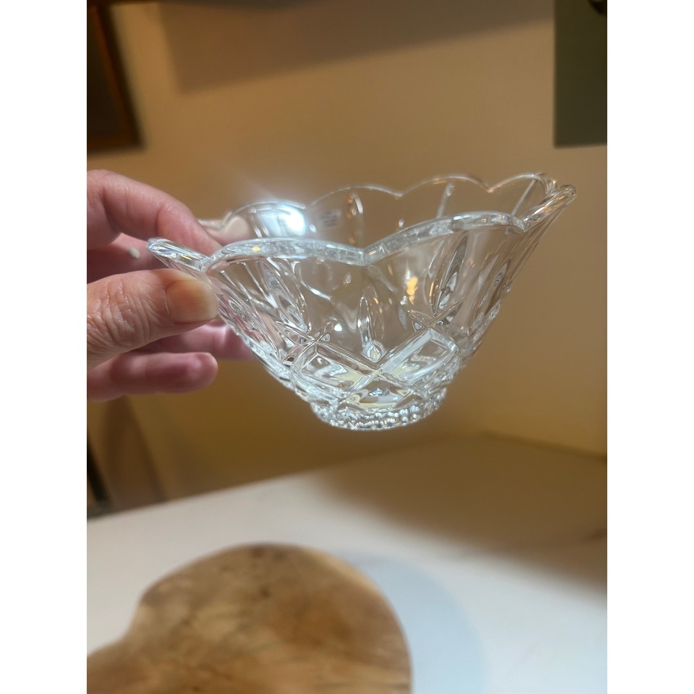 Gorham Lady Anne Small 5.5 Inch Full Lead Crystal Bowl Czech‎ Republic 6388151